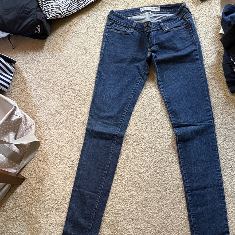 Bullhead Dark Blue Skinny Jeans